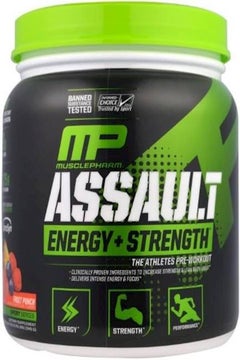 Buy Muscle Pharm Assault Pre-Workout, Fruit Punch, 345 g in UAE