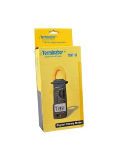 Buy Digital Clamp Meter Black/Yellow in UAE