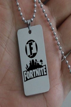 Shop Generic Fortnite Stainless Steel Necklace 50cm Neck Pendant Exquisite Gift Unisex With 3 9 X 2 2cm Online In Dubai Abu Dhabi And All Uae