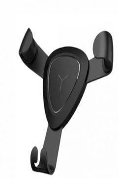 Buy Gravity Air Vent Mount Car Mobile Phone Holder Adjustable Bracket Phone Stand Holder Black in UAE