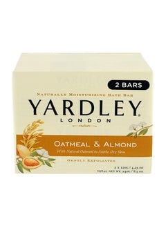 اشتري 2-Piece Oatmeal And Almond Naturally Bath Bar 4.25 أوقية في السعودية