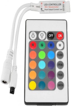Buy LED Light Controller for RGB Strip Lights with Remote Controller in UAE
