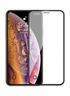 Buy Tatu Apple iPhone XS Max 3D tempered glass screen protector, 0.33mm, Black in Saudi Arabia