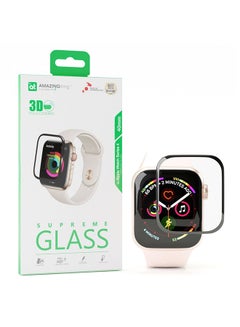 Buy Amazing Thing Apple Watch 40mm Series 4 Glass Screen Protector 3D Fully Covered - Supreme Glass in Saudi Arabia