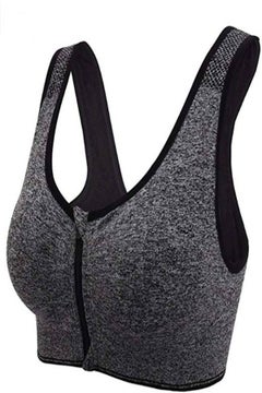 Buy Zip Front Sports Bra in Saudi Arabia