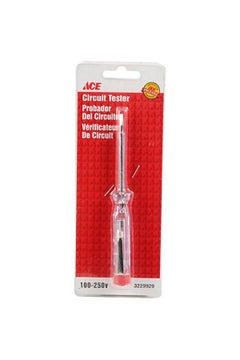 OTC 3634 Heavy-Duty Straight Cord Circuit Tester – 12-Volt & 6-Volt, 5-Foot Cord, Replaceable Bulb, Stainless Steel Probe