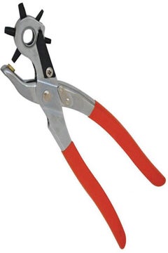 Buy 6 Size Leather Hole Punch Pliers Red 9inch in UAE