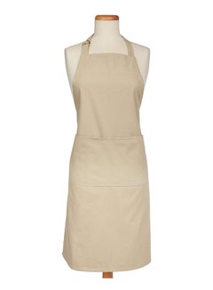 Buy Adjustable Herringbone Weave Apron With Large Pockets Flax in Egypt