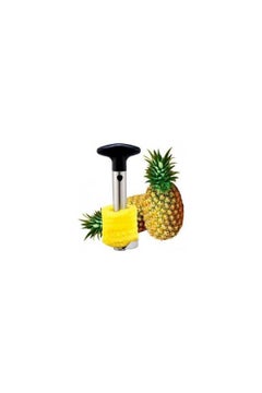 Buy Pineapple Corer Slicer- Steel Silver 24 x 11 x 8.5centimeter in Egypt