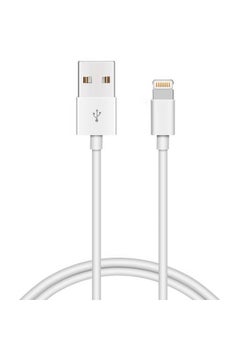 Buy USB Lightning Cable for Apple 1M Data Sync Charger for iPhone iPad White in Egypt