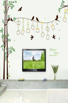 اشتري DIY Removable Wall Stickers For Living Room Home Decor - Photo Tree في الامارات