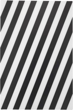 Buy Striped Design Place Mat Black/White in UAE