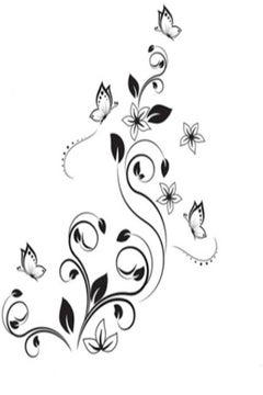 Buy Butterfly Design Wall Stickers in UAE