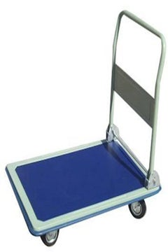 Buy Goods Transport Trolley Blue/Silver in Saudi Arabia