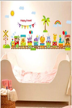 Buy Cartoon Lovely Animals Wall Stickers For Kids Rooms Boys Girls Children Bedroom Home Decor mm in UAE