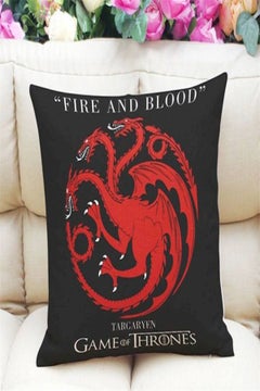 Buy Game Of Thrones-House Of Targaryen Cushion Cover in UAE