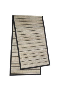 Buy Rectangular Table Runner Grey 120x33cm in UAE