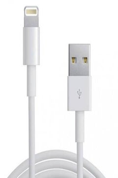 Buy Lightning To USB Data Cable White in Saudi Arabia