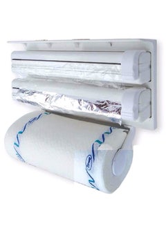 Buy Triple Tissue Paper Dispenser White in UAE