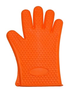 اشتري Heat Resistant Oven Mitt Orange في السعودية