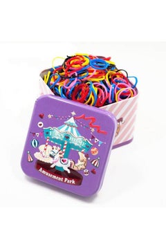 Buy 1000 pcs Children Hair Bands Girl Hair Accessories with Box Carousel Colorful in UAE