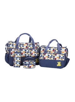 Buy 5-Piece Printed Diaper Bag Set in UAE