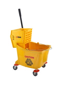 Mop Bucket With Side Press Wringer Yellow price in Saudi Arabia, Noon  Saudi Arabia