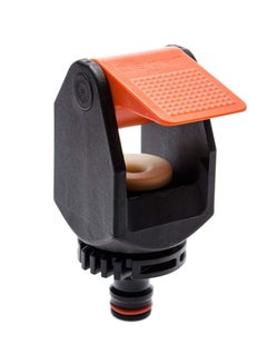 Buy Universal Square Outlet Tap Connector Black/Orange 15x8x5cm in Saudi Arabia