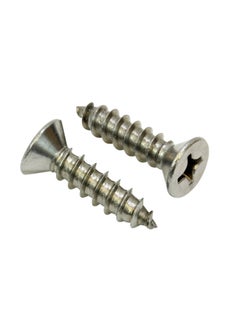 اشتري 25-Piece Flat Head Gypsum Screw رمادي 1.5 بوصة في الامارات