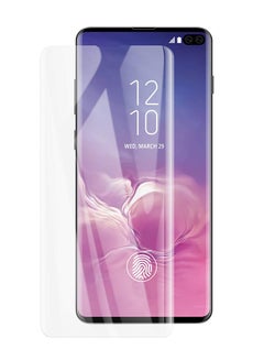 Buy 3D Full Curved Tempered Glass Screen Protector For Samsung  Galaxy S10 Plus Clear in Saudi Arabia