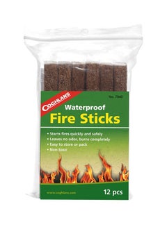 Buy 12-Piece Waterproof Fire Stick Set 2x5x7inch in UAE