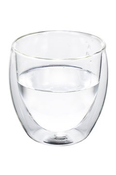 اشتري Double Wall Glass Cup أبيض في الامارات