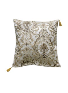 اشتري Turkish Decorative Pillow Cushion Biege/Grey 60 X 60 centimeter في السعودية