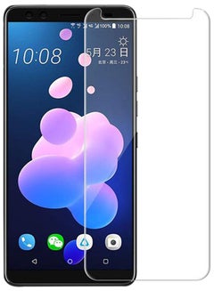 Buy Tempered Glass Screen Protector For HTC U12 Plus Clear in UAE