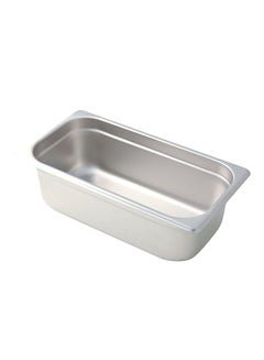 Buy Deep Tray Steel Silver 17.5X32.5X15centimeter in Saudi Arabia