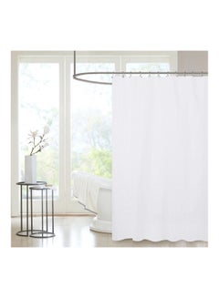 Buy Waterproof Shower Curtain White 72x72inch in Saudi Arabia