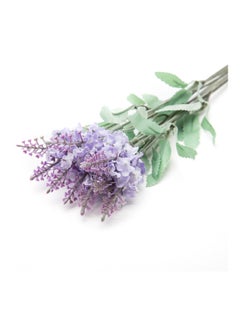 Buy Artificial Flower Bouquet Lavender/Green 30centimeter in Saudi Arabia