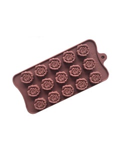 Buy 15-Piece Jelly and Candy Chocolate Mold Brown in UAE