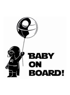 اشتري Reflective Baby On Board Car Sticker في الامارات