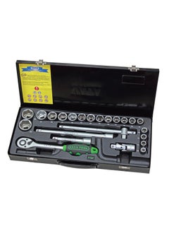 Buy 23-Piece Hex Socket Set Black/Yellow 32mm in Saudi Arabia