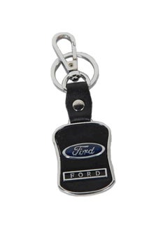 Buy Leather Keychain With Ford Car Logo in UAE