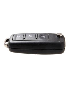 Buy Black Volkswagen 3 Buttons Car Key Cover Key Chain in Saudi Arabia