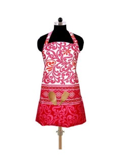 Buy Cotton Printed Apron Set Pink/White/Red in Egypt