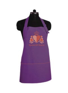 Buy Printed Cotton Apron Purple/Red in Egypt