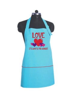 Buy Printed Cotton Apron Blue/Red/Pink in Egypt