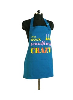 Buy Printed Cotton Apron Blue/Yellow/Orange in Egypt