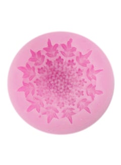 Buy Silicone Flower Shaped Fondant Mold Pink 3centimeter in UAE