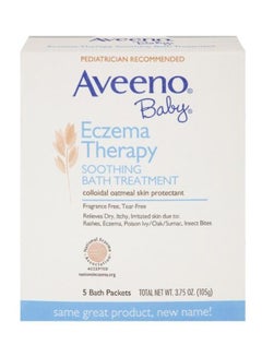 اشتري 5-Packs Eczema Therapy Soothing Baby Bath Treatment في السعودية