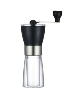 اشتري مطحنة حبوب القهوة اليدوية أسود/شفاف 350ملليلتر في السعودية