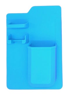 Buy Wall Sucker Toothbrush Holder Blue in Saudi Arabia